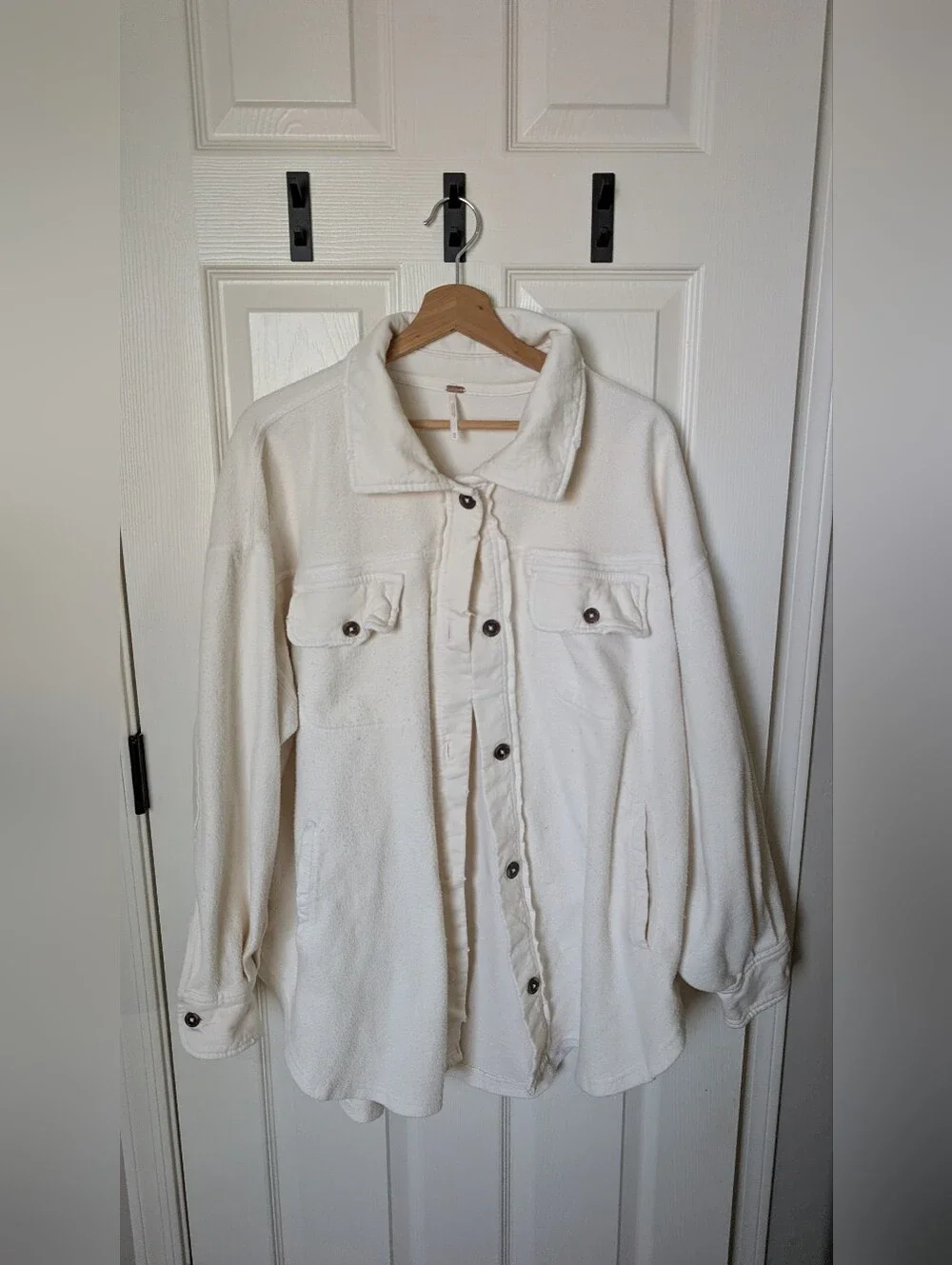 Free People Ruby Fleece Shacket, MEDIUM - Picture 2 of 4